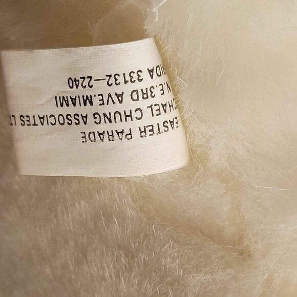 Vintage 10" Easter Parade White Bunny Rabbit with Carrot - Picture 6 of 6